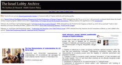 Desktop Screenshot of israellobby.org